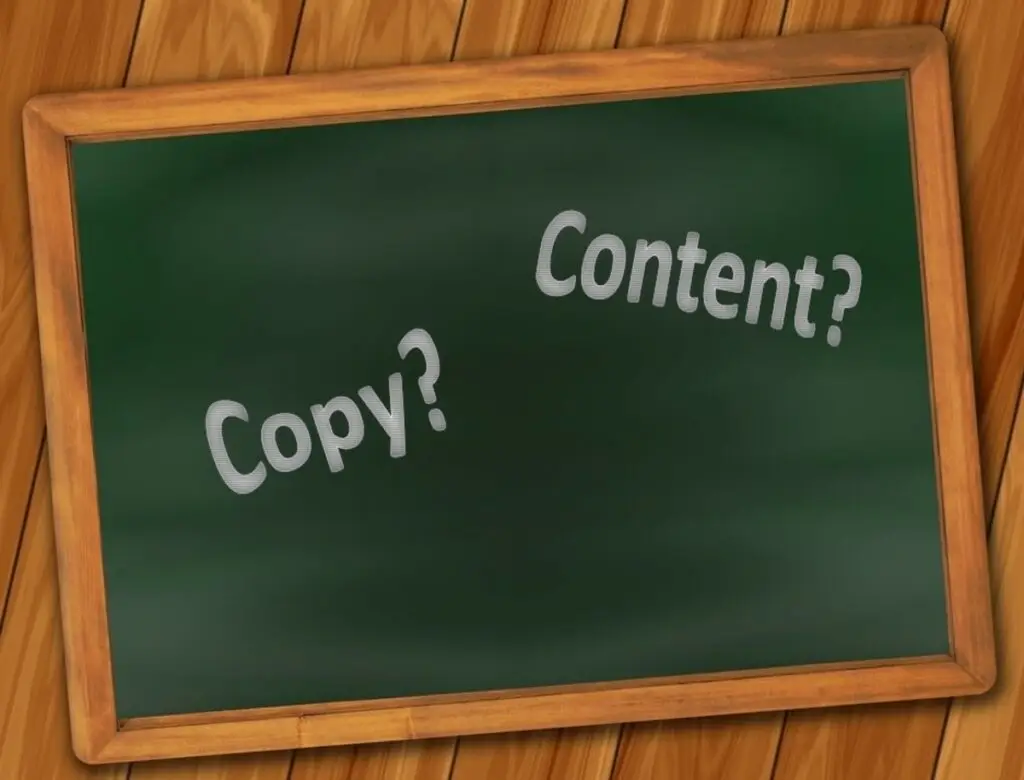 Copy vs. Content